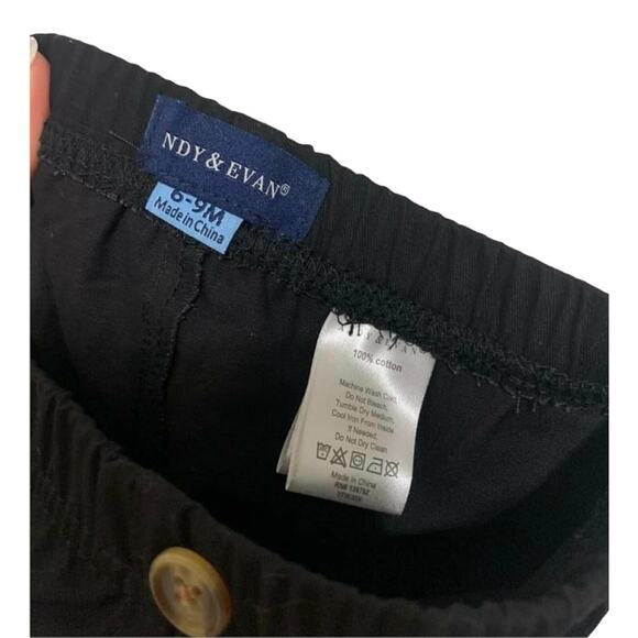 Andy & Evan Black Boys Pants Size 6-9 Months NWT - Picture 3 of 3